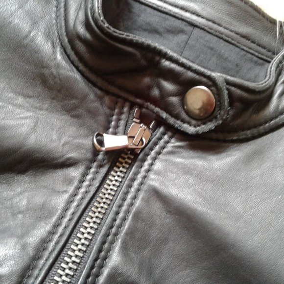 NWT R13 Cafe Racer leather jacket - Picture 3 of 9